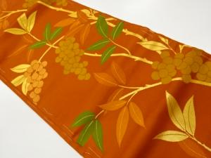 未使用品　葡萄模様織出し名古屋帯